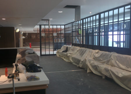 Olympic park construction site